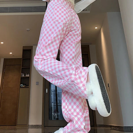 Sweetheart Plaid Lounge Pants Shoptery