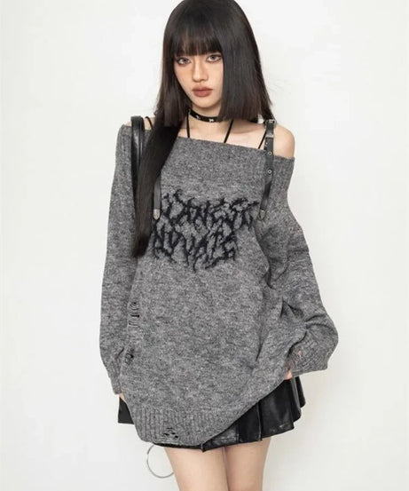 Shadow Script Sweater