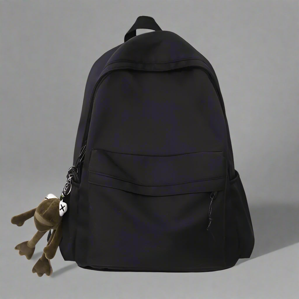 Plush Buddy Gradient Aesthetic Backpack Black 31cmx14cmx42cm Shoptery