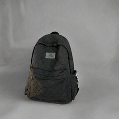 Mint Checkered Edgy Street Backpack Black lady travelbag 30X14X42cm Shoptery