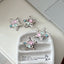 Decora Iridescent Crystal Star Hair Clip Set Silver 4Pcs Shoptery