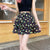 Floral Pleated A-line Mini Skirt