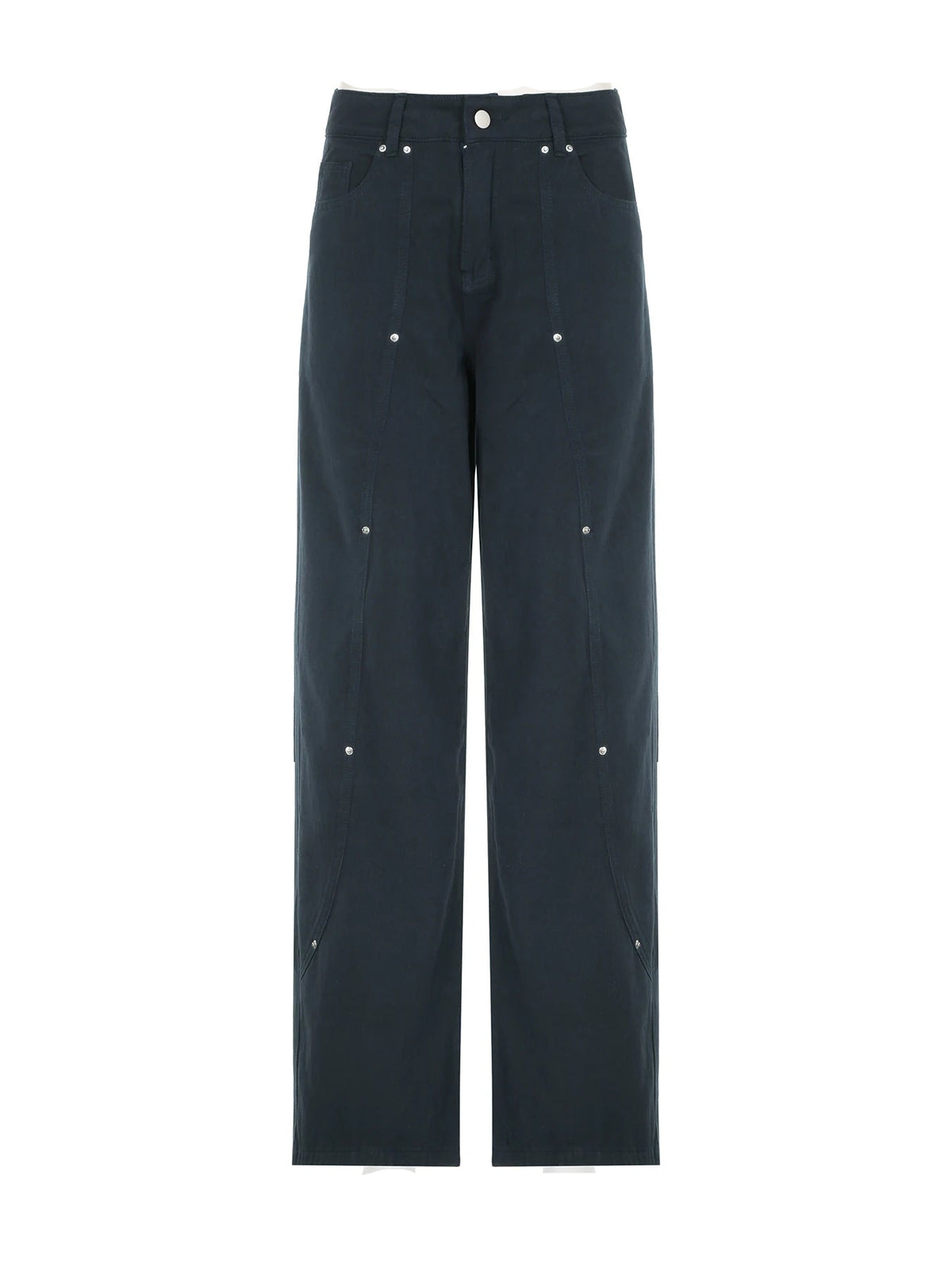 Y2k Midnight Utility Flare Jeans Blue Shoptery