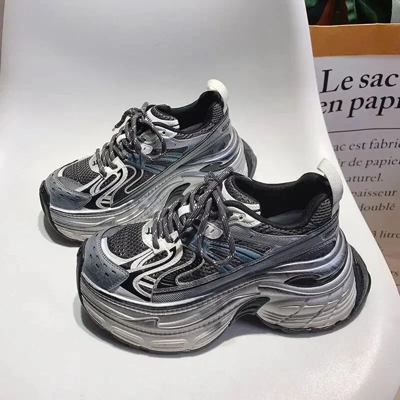 Chrome Drift Max Sneakers Space Silver Shoptery