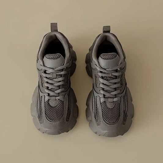 Sneakers – Violet Mesh – Fashion Item Grey Shoes Shoptery