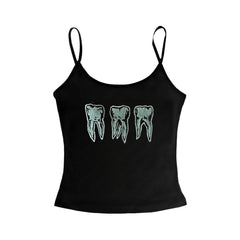 Tooth Ritual Alt Cami Top WHITE Shoptery