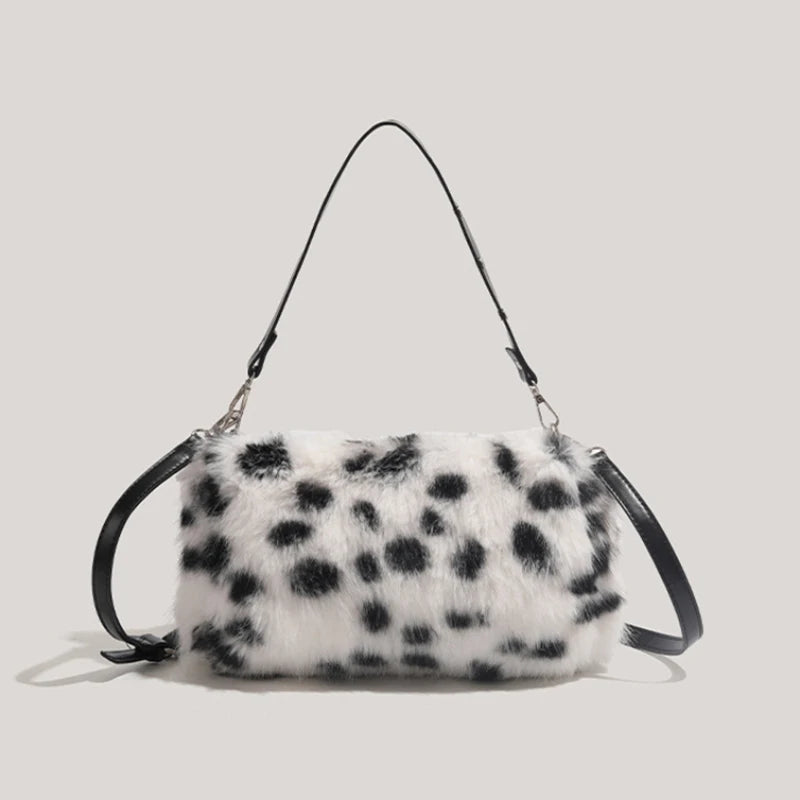 Frost Feral Faux Fur Bag Shoptery