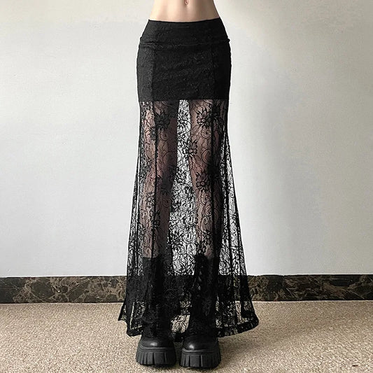 Skirt – Widow Bloom – Fashion Skirt black Shoptery