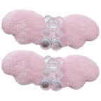 Decora Angel Wing Hair Clip with Cross Heart & Bow Accessories 2PCS-5.5CM Shoptery