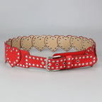 Belt – Punk Love for Stylish Looks Red 105CM Shoptery