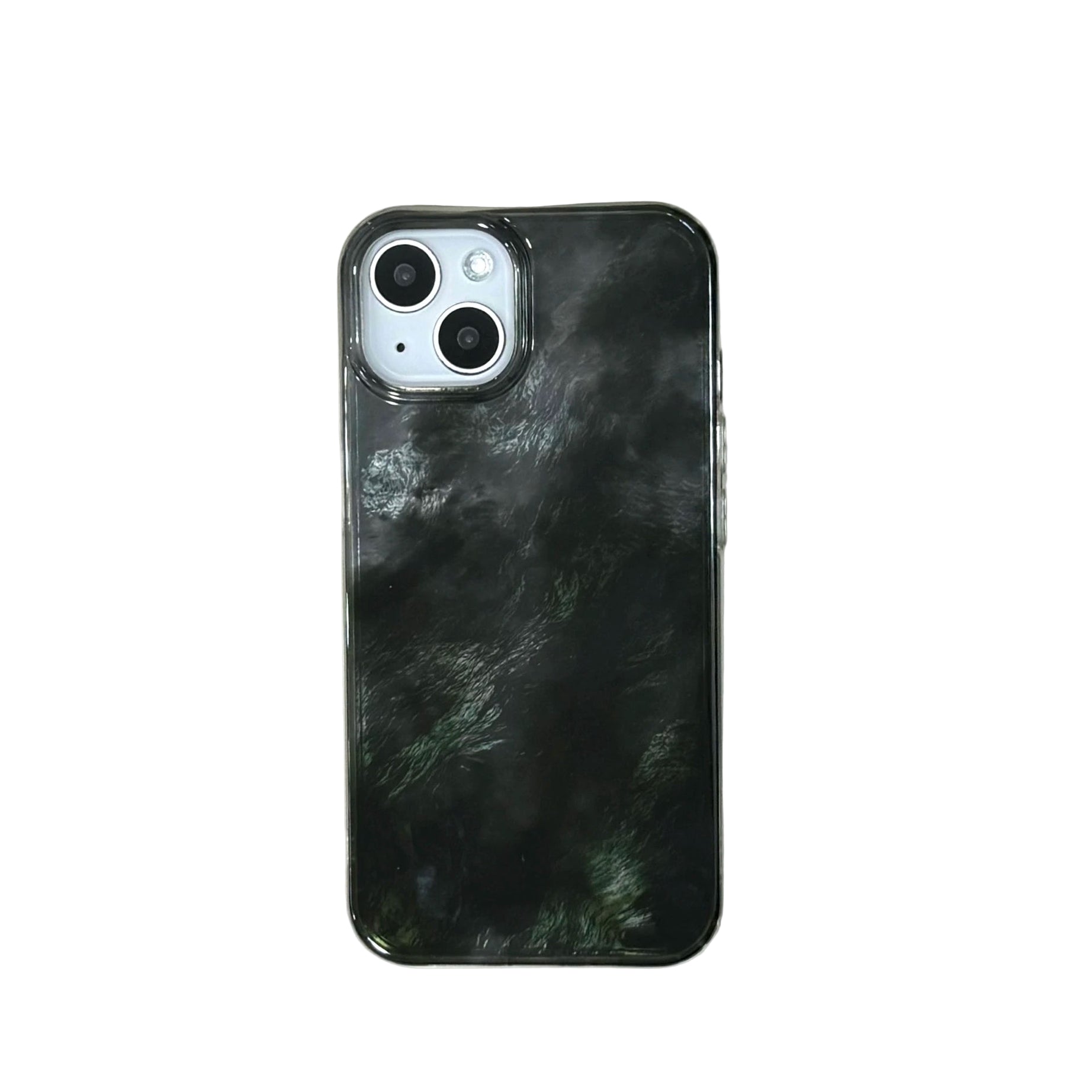 Glossy Black Marble Aesthetic iPhone Case 1 Shoptery