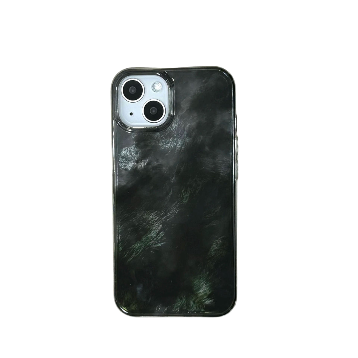 Glossy Black Marble Aesthetic iPhone Case 1 Shoptery