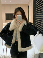 Frost Edgy Cropped Y2k Jacket Shoptery