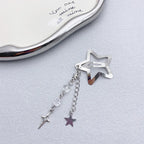 Decora Star Hair Clip Set with Chain Tassel & Bead Charms Shoptery