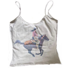 Aesthetic Wild Sunset Graphic Top WHITE Shoptery