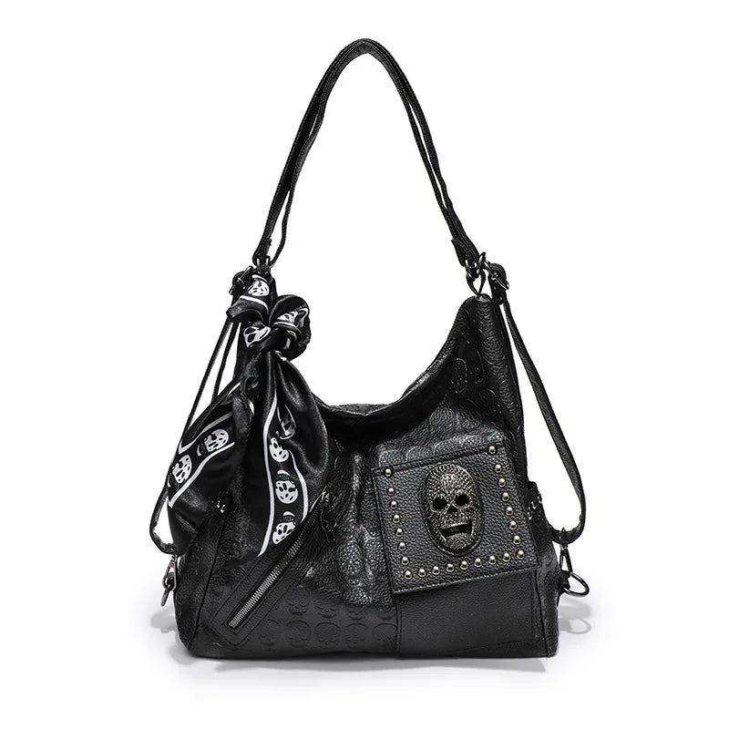 Bone Rebel Skull Shoulder Bag Shoptery