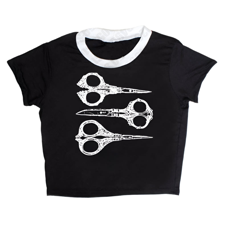 Alt Edgy Scissor T-Shirt 6 Shoptery