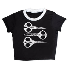 Alt Edgy Scissor T-Shirt 6 Shoptery
