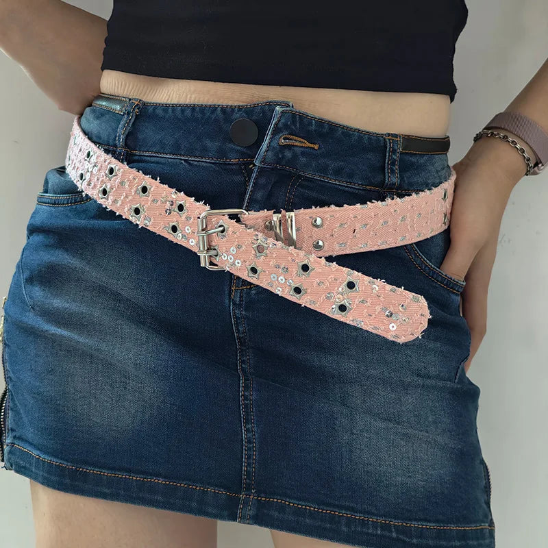 Stardust Sparkle Punk Belt Shoptery