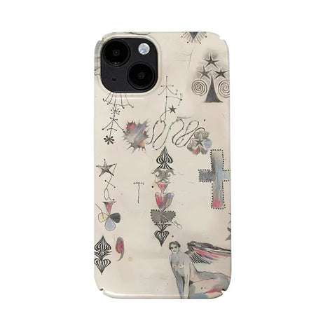 Sketchy Surreal Symbol iPhone Case 1 Shoptery