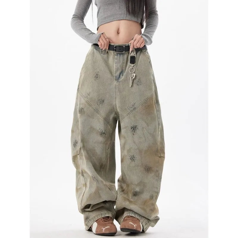 Grunge Fade Baggy Jeans 1 Shoptery