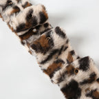Gyaru Leopard Faux Fur Belt with Antique Gold Buckle Shoptery