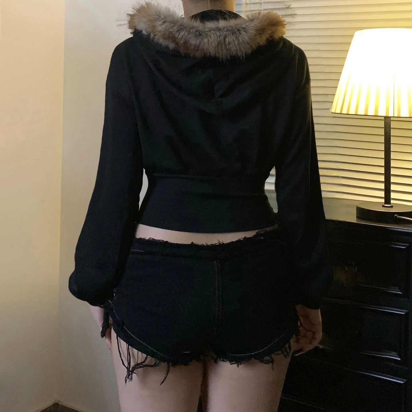 Glam Curse Corset Hoodie Shoptery