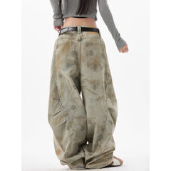 Grunge Fade Baggy Jeans Shoptery