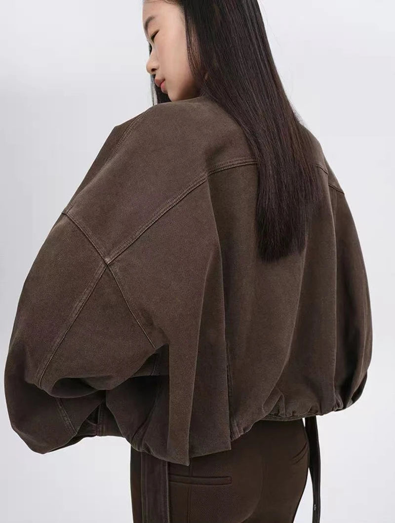 Streetcore Buckle-Up Oversized Jacket Shoptery