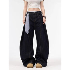 Baggy Straight Denim Jeans Shoptery