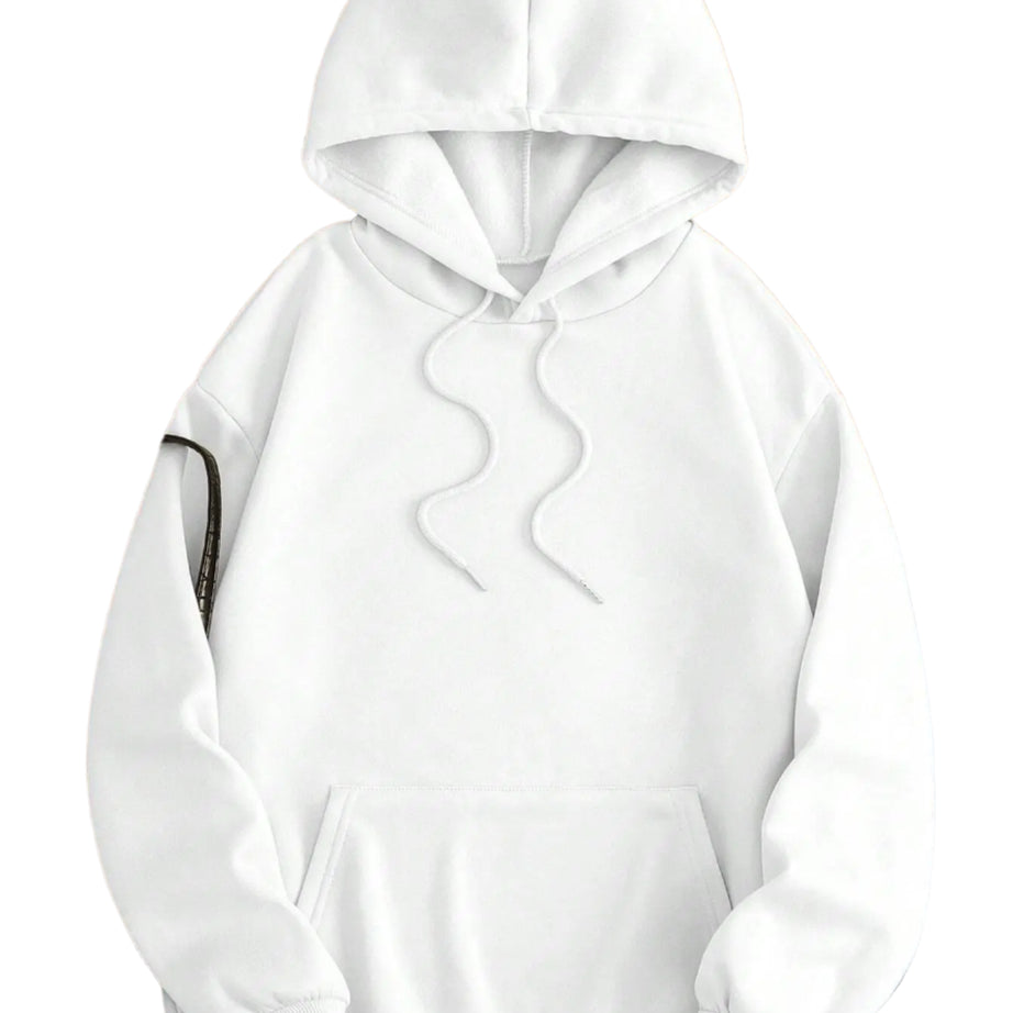 Ocean Friends Whale Aesthetic Hoodie White Shoptery
