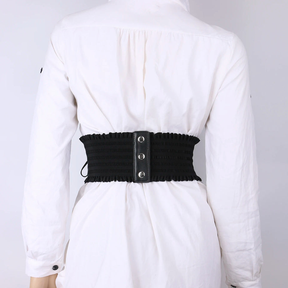 Gothic Lock & Lace Corset Goth Belt Shoptery
