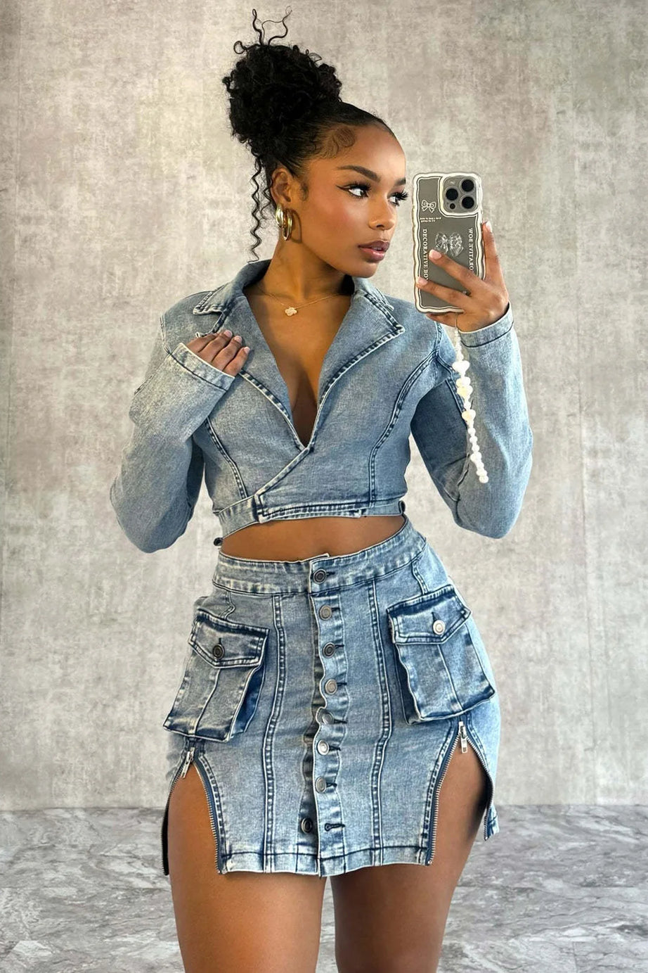 New Denim Jean 2 Piece Sets