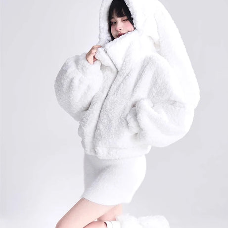 Polar Dream Fluffy Kawaii Jacket Shoptery