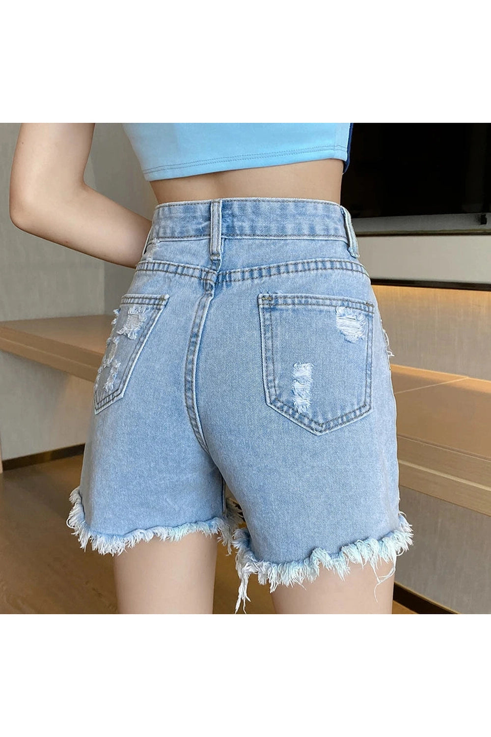 Y2k Pearl Bow Embellished Denim Shorts Shoptery