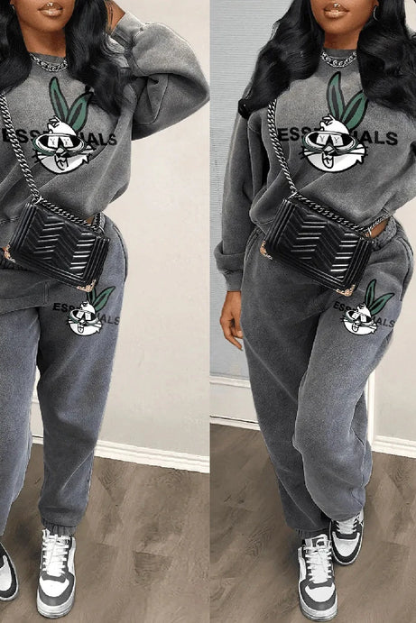 Women Fall Tracksuits Two Piece Pant Sets