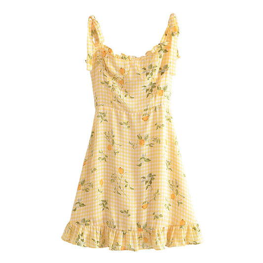 Dress – Retro Lemon for Summer Style Yellow Shoptery