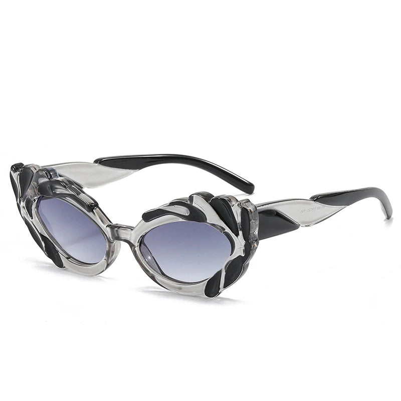 Retro Noir Thorn Cat-Eye Sunglasses C2 look picture Shoptery