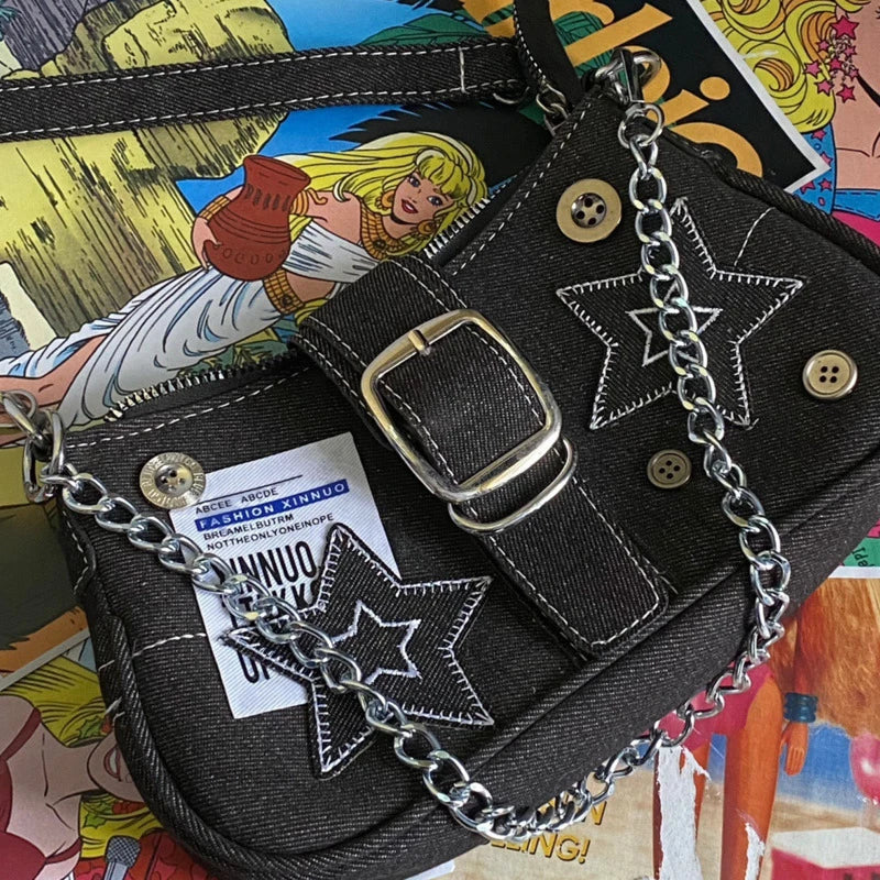 Cosmic Y2k Buckle Bag Shoptery