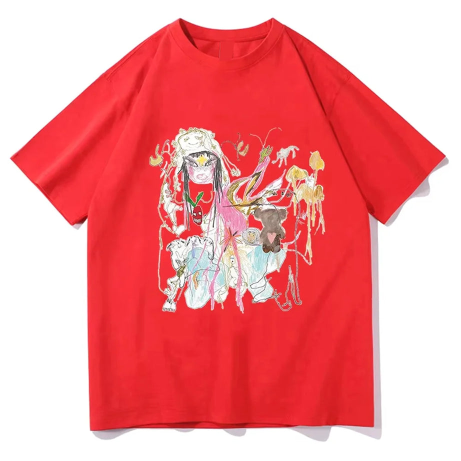 Dream Doodle Oversized T-Shirt 6-JCS Shoptery