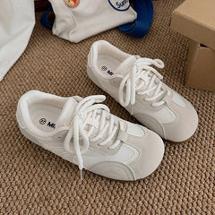 Sky Mist Soft Aesthetic Sneakers Beige Shoptery