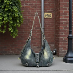 Ash Reign Washed Denim Bag Shoptery