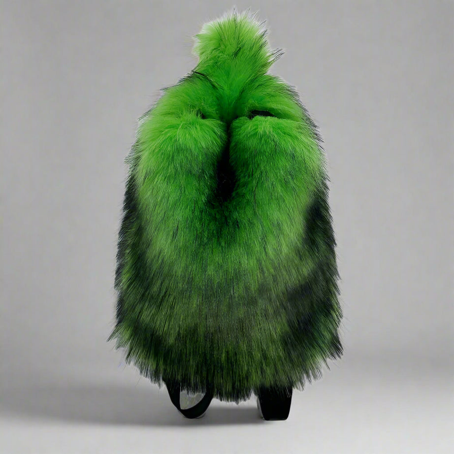 Fluffcore Beast Furry Aesthetic Backpack bright green Shoptery