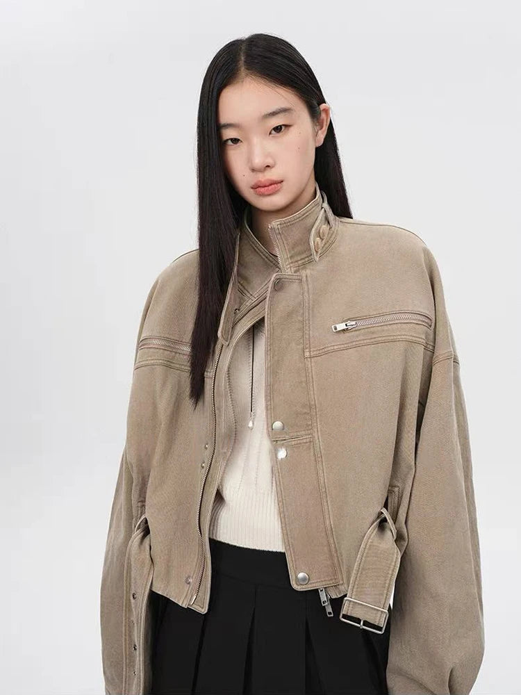 Streetcore Buckle-Up Oversized Jacket Shoptery