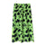 Green Leopard Elastic Waist Skirt