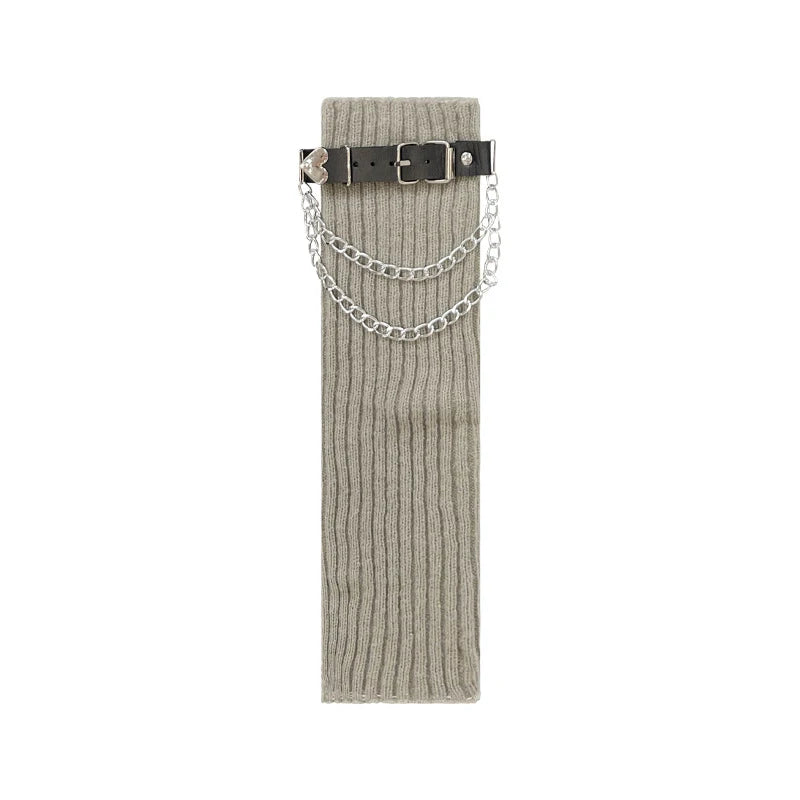 Rebel Grip Belted Y2k Socks style03 Shoptery