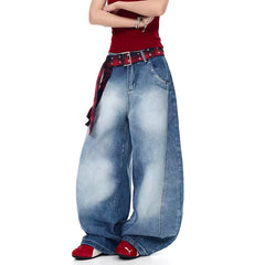 Blue Y2k Oversize Jeans Shoptery