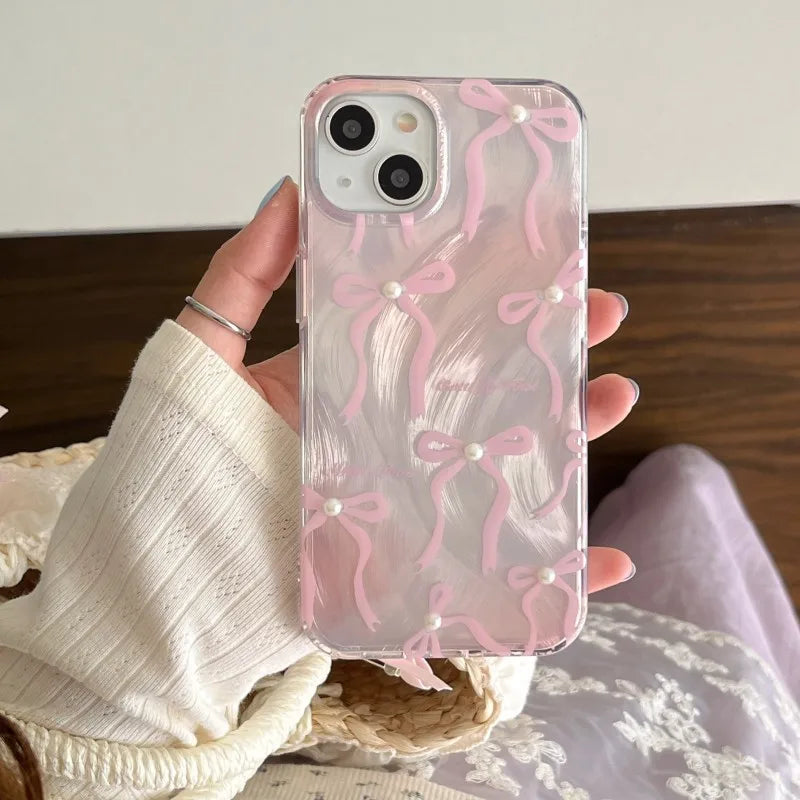 Sugar Bow Dream Coquette iPhone Case Shoptery