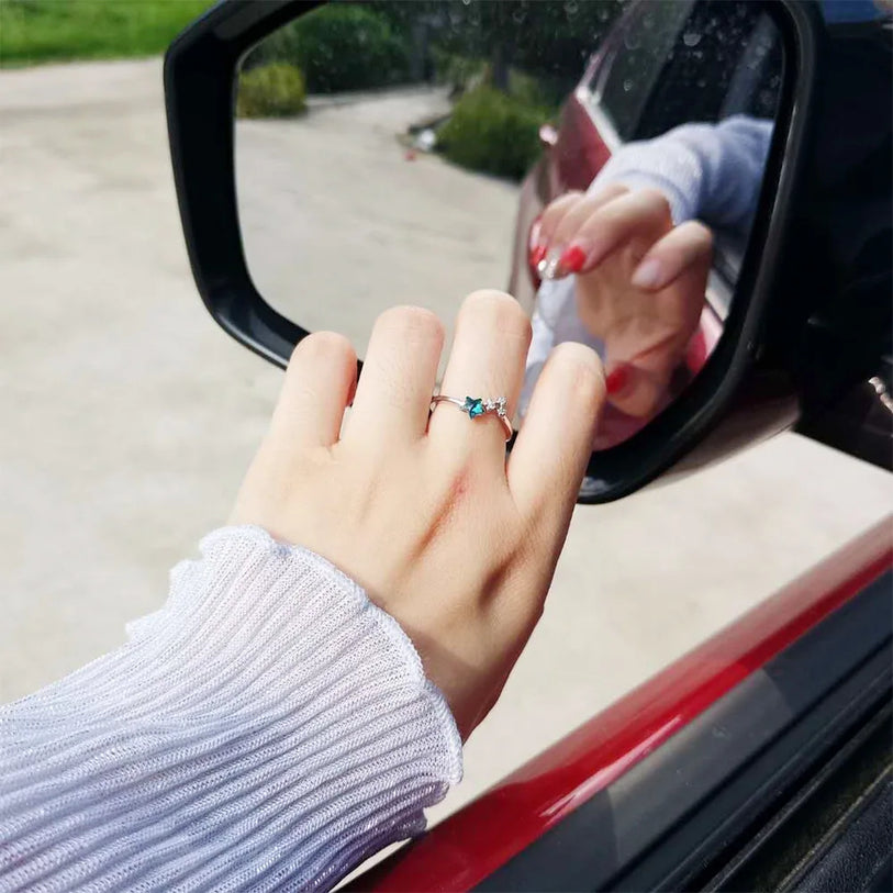 Blue Starlight Y2k Ring Shoptery