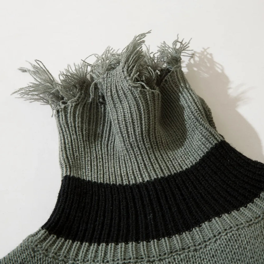 Reverie Edgy Distressed Sweater Shoptery